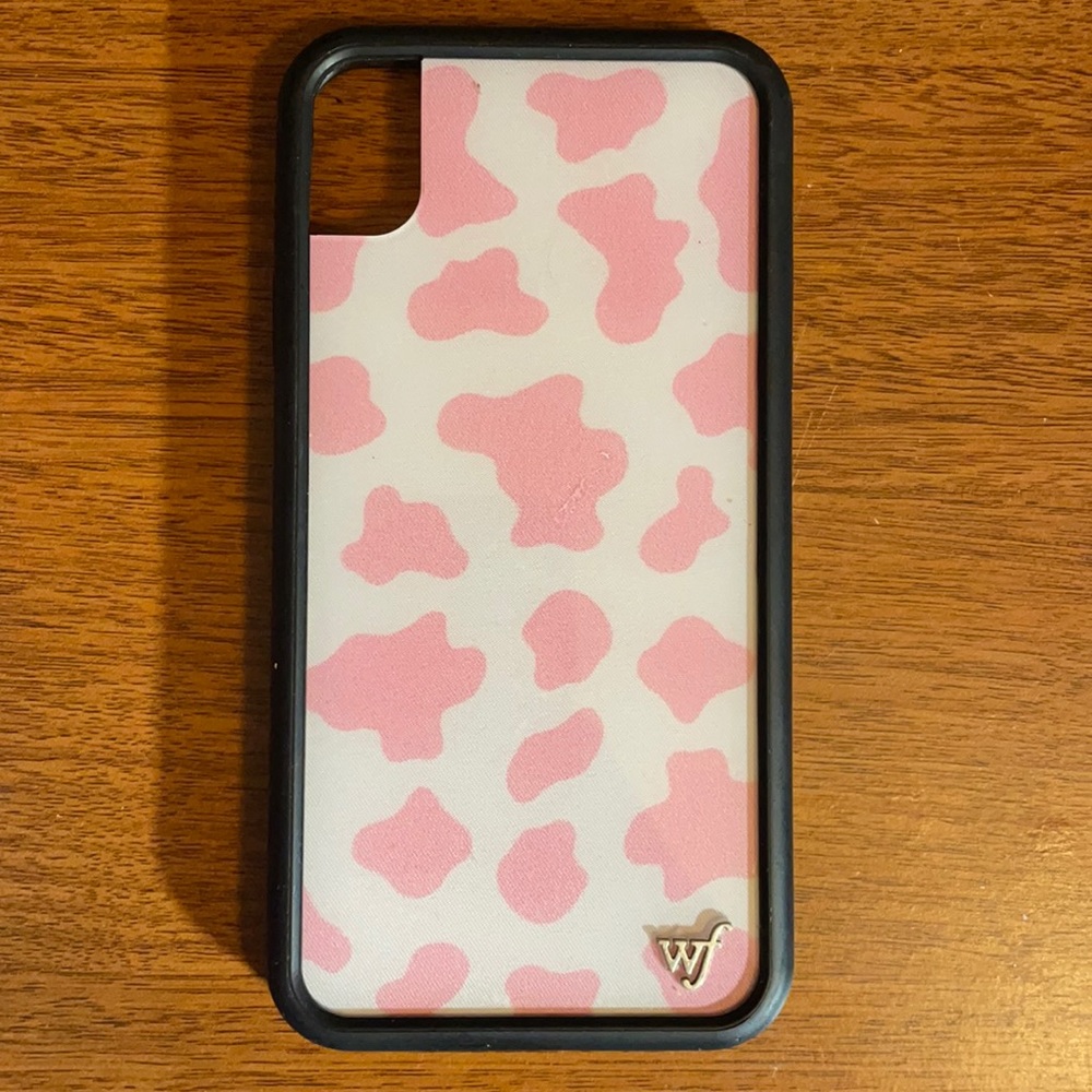 Wildflower Pink Moo iPhone Case (for iPhone XR)